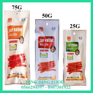 [ 5 Gói ] Lạp Xưởng Ăn Liền 75g / 50g / 25g Tân Huê Viên - DING DING FOOD