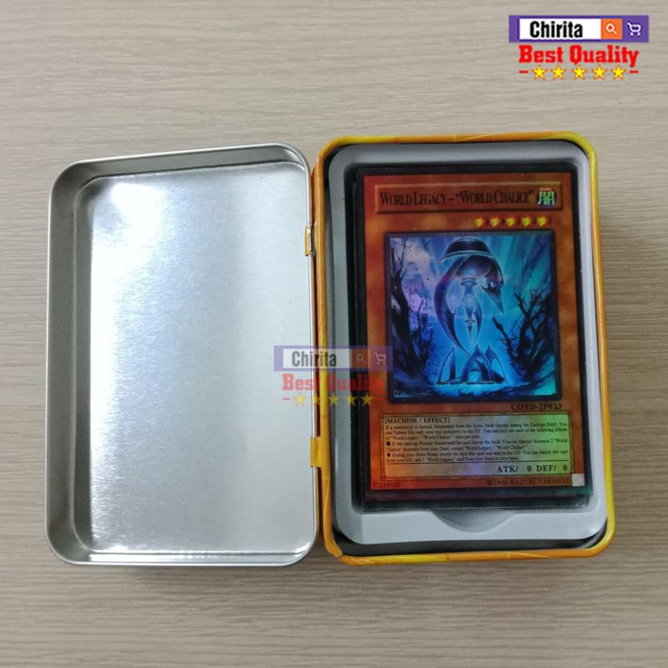 Bài YUGIOH Hộp Sắt 41 Lá - Thẻ Bài Chất Liệu Giấy Cứng Cao Cấp YGO41