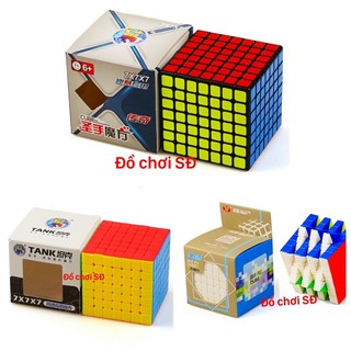 Rubik 7 tầng - tặng bộ decan dán