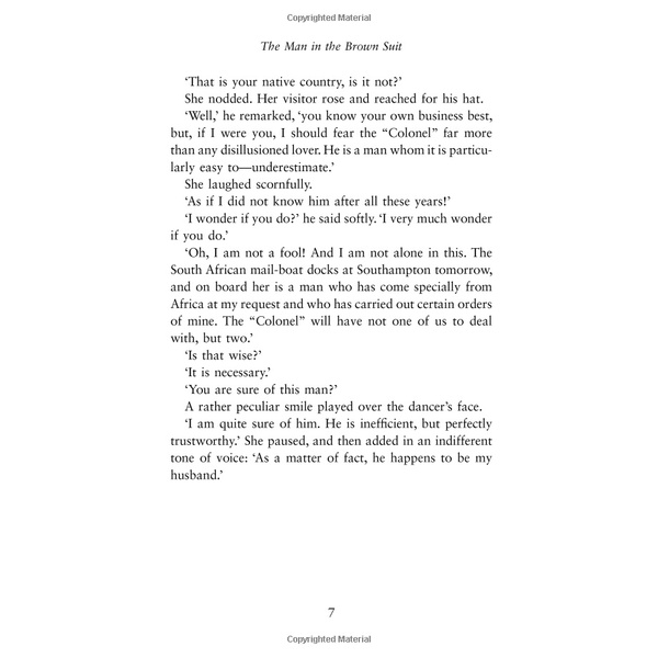 Sách Ngoại Văn - The Man In The Brown Suit