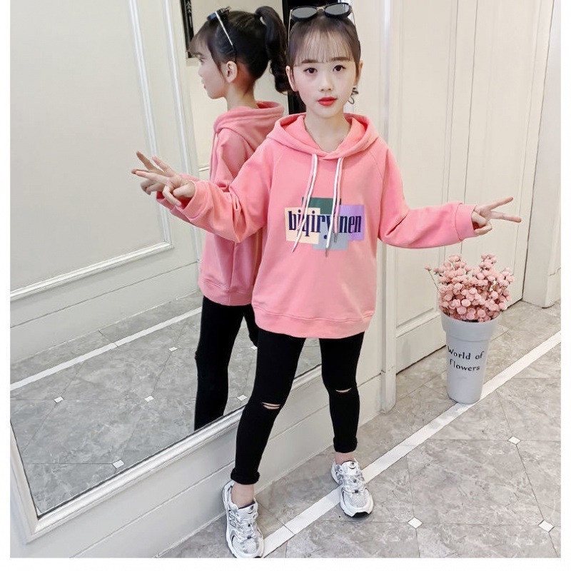 Áo nỉ mùa thu đông dành cho bé gái 14-45kg mẫu NEN. Thiết kế cá tính, năng động. Chất liệu mềm mịn. MA117