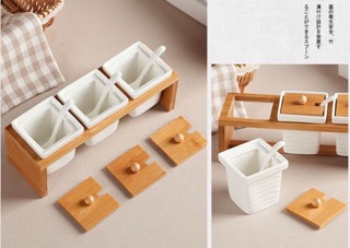 SET 3 HŨ GIA VỊ VUÔNG