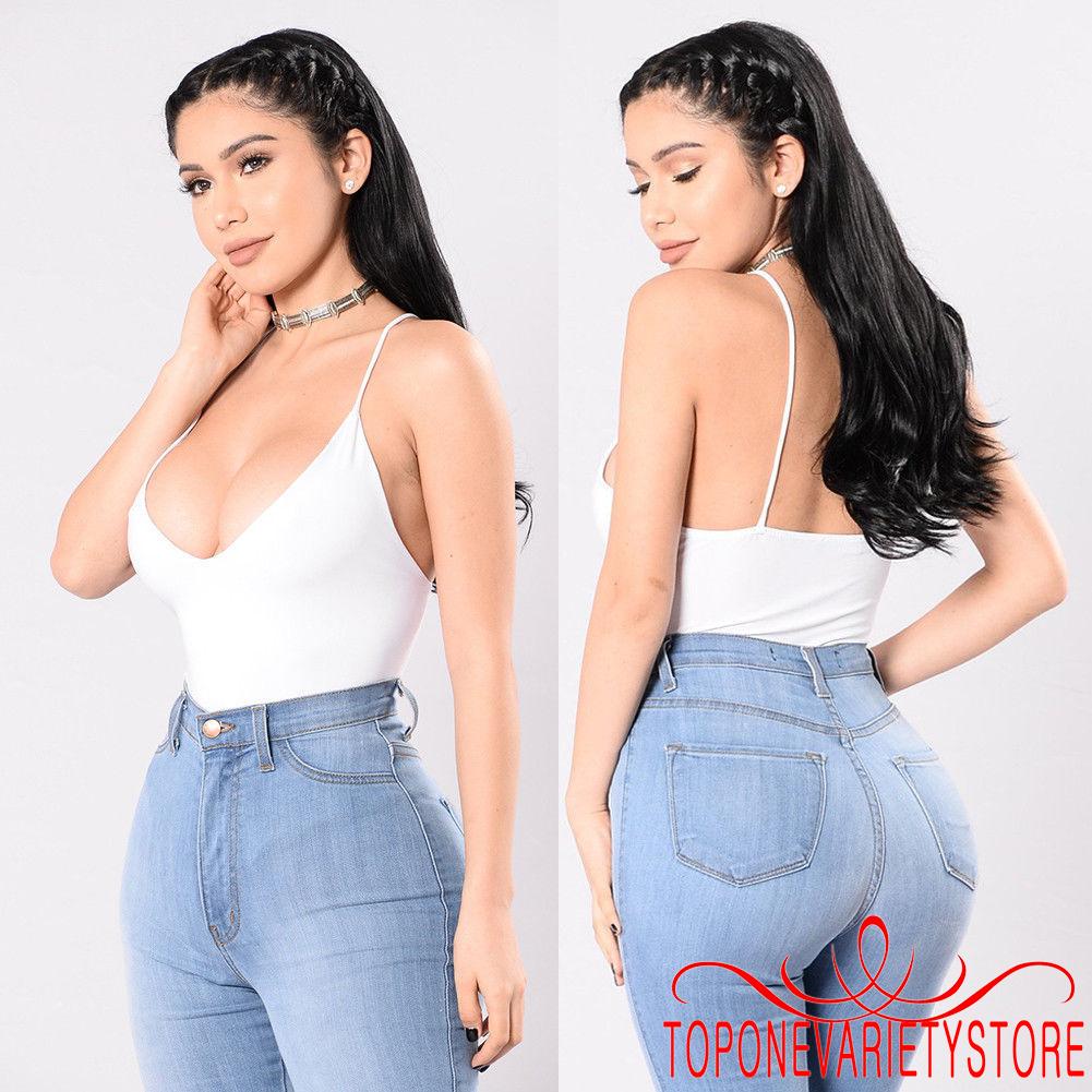 Áo hai dây cổ khoét sâu quyến rũ cho nữ