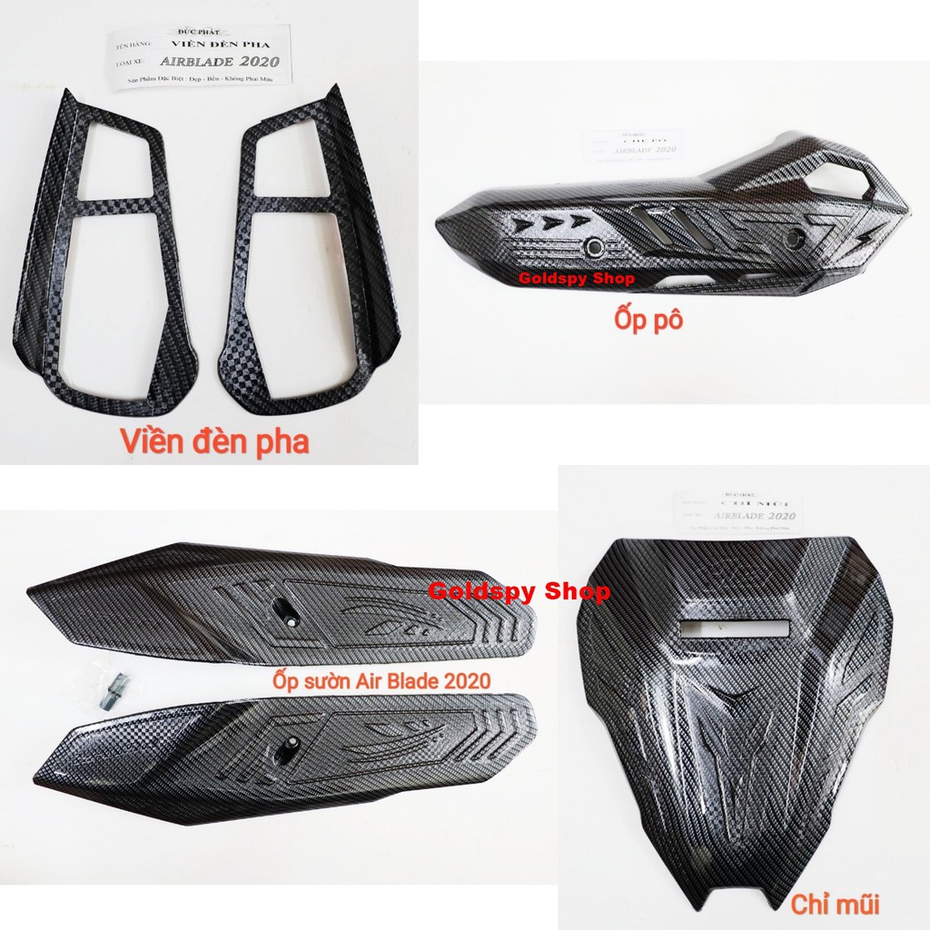 Ốp Carbon trang trí Air Blade 2020