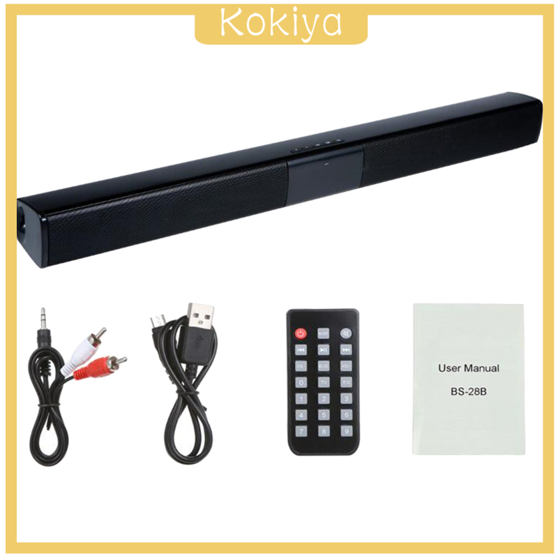 [KOKIYA]22inch Long 3D Surround Soundbar for TV Bluetooth Speaker Remote Control