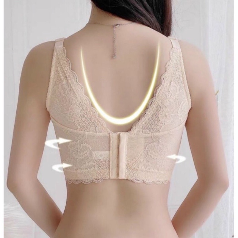 Áo lót bản to 5 móc cài, thon gọn lưng, đệm nâng ngực và chống xệ. Hàng loại 1 có video thật ạ