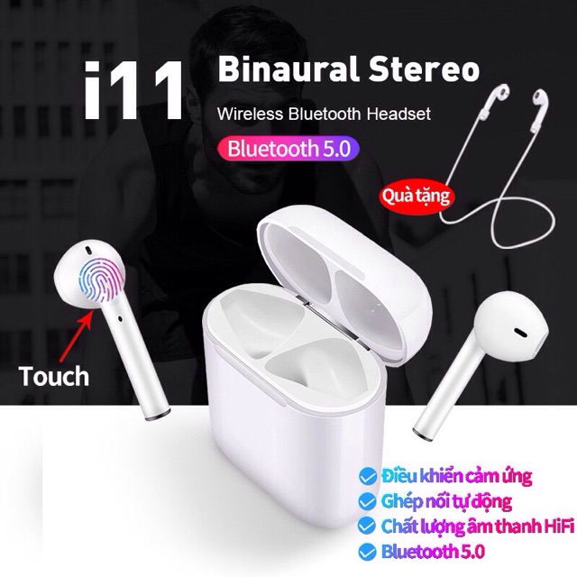 Tai nghe bluetooth 5.0 earpod