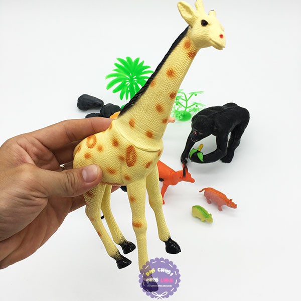 Bộ đồ chơi mô hình thú rừng HƯƠU đại THÀNH LỘC bằng nhựa