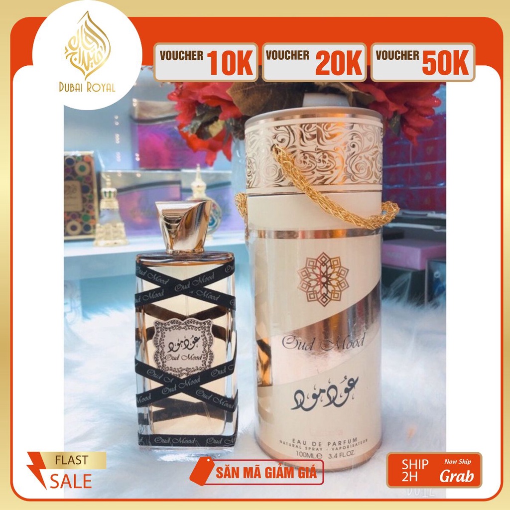 Nước hoa Dubai Oud Mood siêu sang siêu thơm