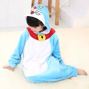 Doraemon Bộ Đồ Ngủ Liền Thân Hình Doremon Đáng Yêu Cho Bé