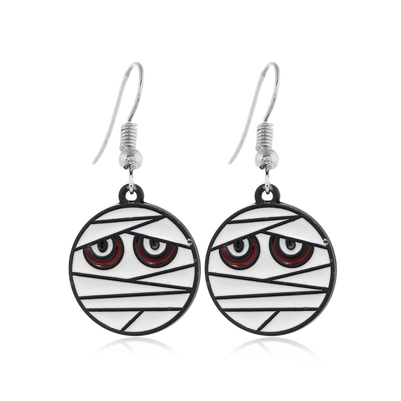 Bông Tai Hình Đầu Lâu Kinh Dị Sáng Tạo Dịp Halloween