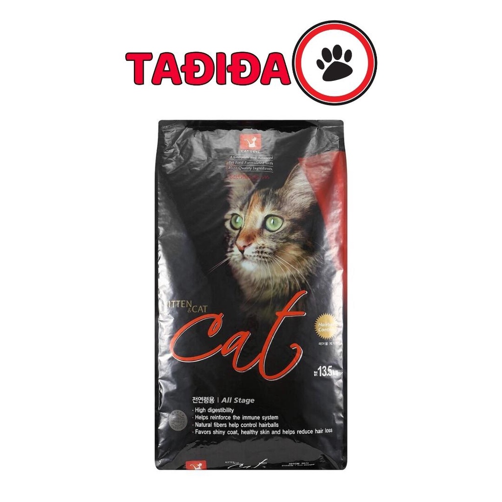 Thức Ăn Hạt Cho Mèo Cat Eye Hàn Quốc 13.5Kg - Đồ Ăn Cho Mèo Hàn Quốc Tiết Kiệm - Tadida Pet