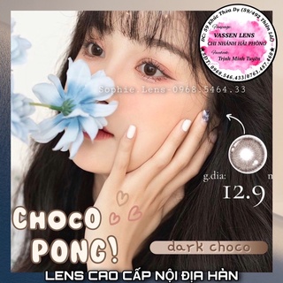 [KÍNH ÁP TRÒNG CAO CẤP] MÀU CHOCO CẬN 0-8 độ