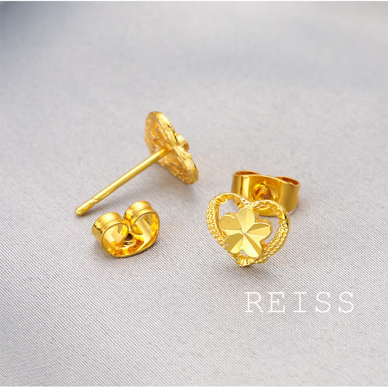 Khuyên Tai Mạ Vàng 18k Thiết Kế Sang Trọng Thời Trang