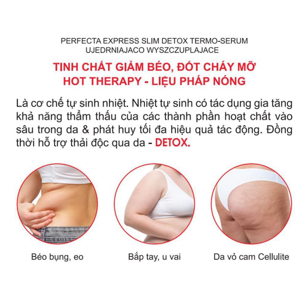 Kem Bôi Giảm Béo, Đốt Mỡ Express Slim Detox 250ml Nhập Khẩu Balan