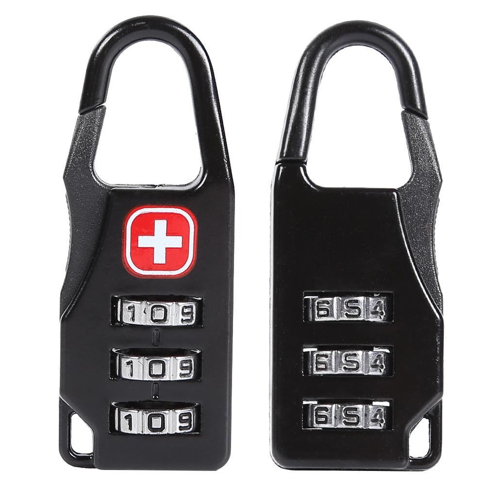 Deceble Resettable Combination Code Locks 3 Dial Digit Safe Password Padlock for Drawer