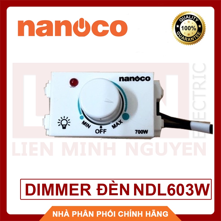 Nano/Panasonic Dimmer Đèn 700W WIDE NDL603W - Hàng Chất Lượng - BH 12 Tháng