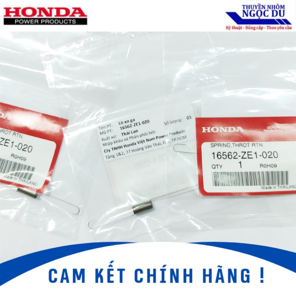Lò Xo Ga HONDA, Dùng Cho Động Cơ HONDA GX160 GX200, Động Cơ Chạy Thuyền, Xuồng, 16562-ZE1-020