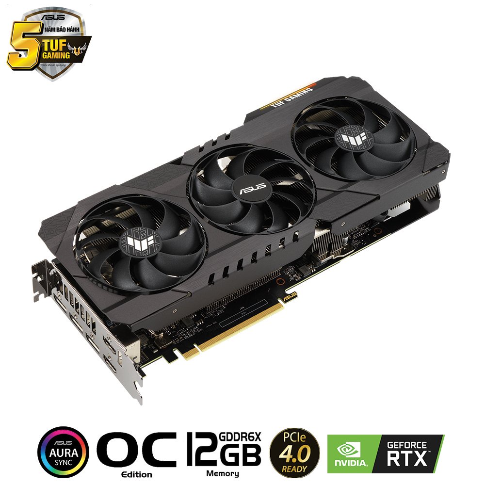 Vga card màn hình ASUS TUF Gaming GeForce RTX 3080 OC Edition 12GB (LHR) new chính hãng