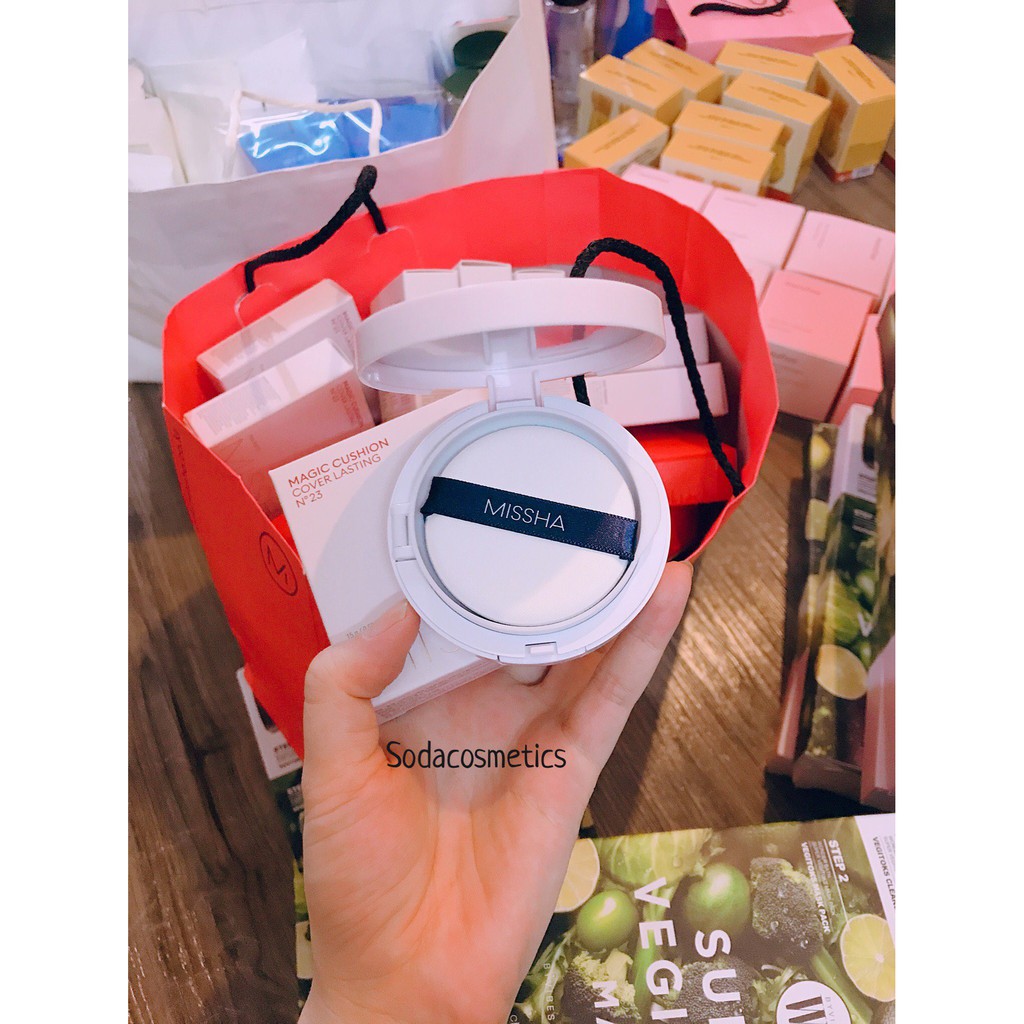 Phấn Nước Missha Magic Cushion Cover Lasting SPF50+ PA+++ phiên bản mới