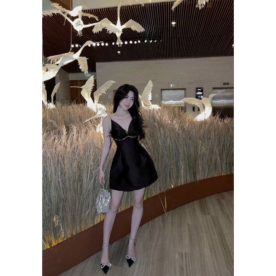 ĐẦM SUÔNG 2 DÂY KẾT ĐÁ PHỐI LÔNG VŨ