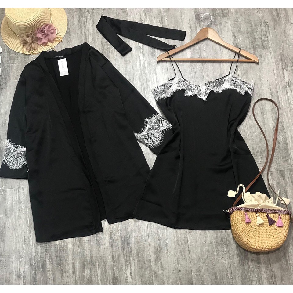 Sét Lụa Đi Ngủ 2 Món Cực Hót G&H009 | BigBuy360 - bigbuy360.vn