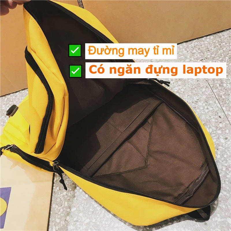 Balo Unisex nam nữ - vải xịn chống nước 100% - nhiều ngăn chi tiết tiện dụng - có ngăn đựng laptop