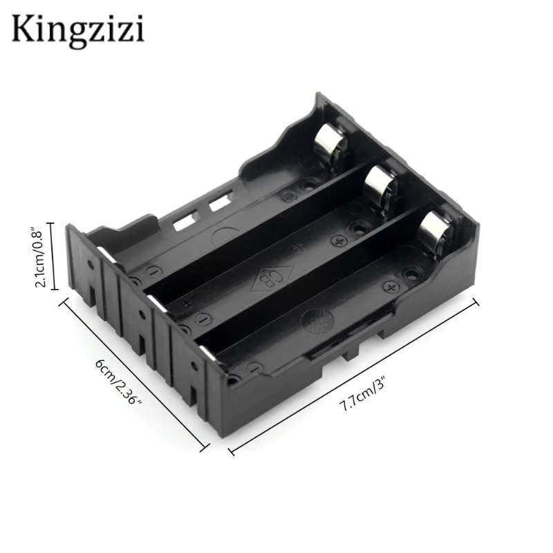 Hộp Đựng Pin 18650 Thiết Kế 3 Ngăn Tiện Lợi DIY