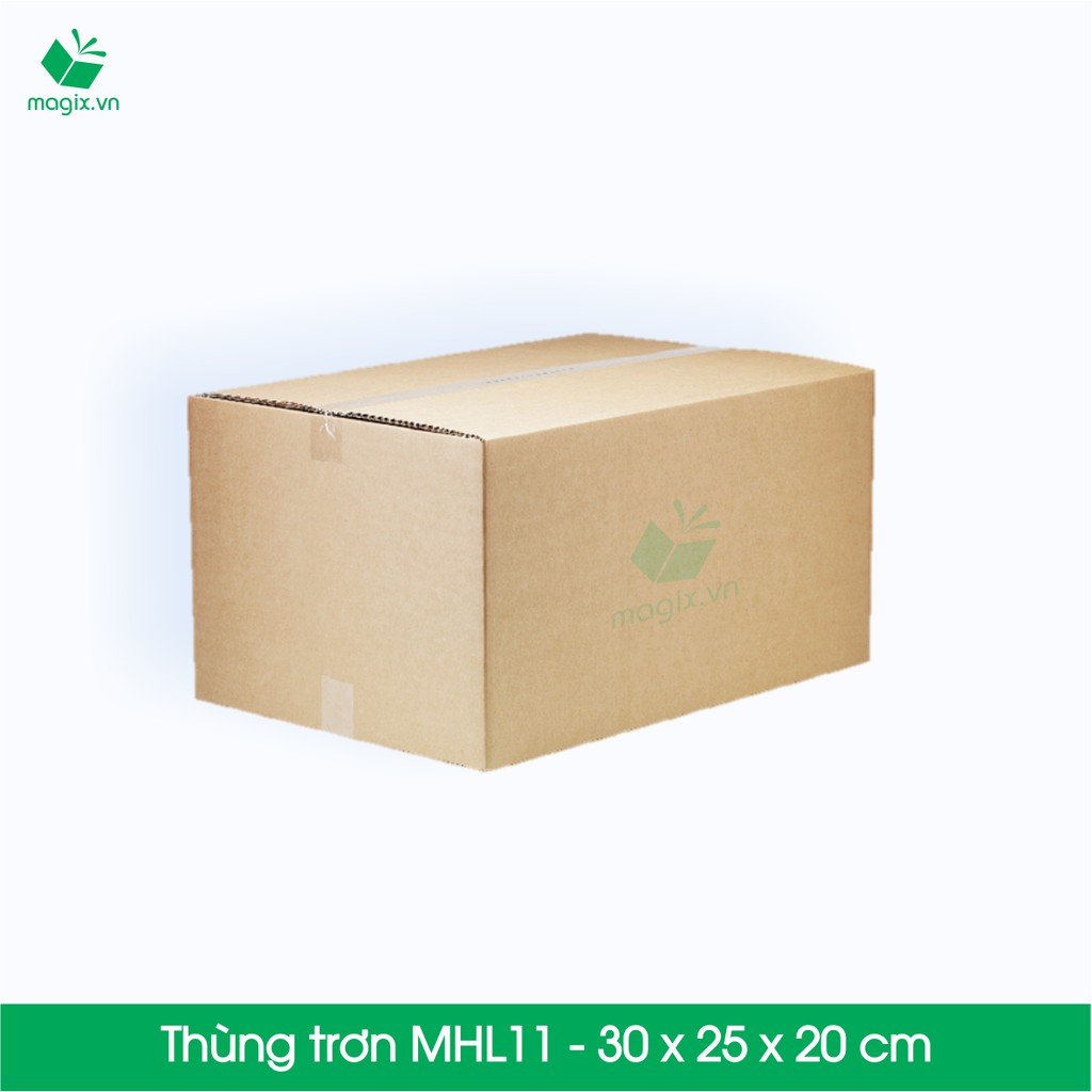 MHL11 - 30 x 25 x 20 cm - 10 Thùng hộp carton trơn