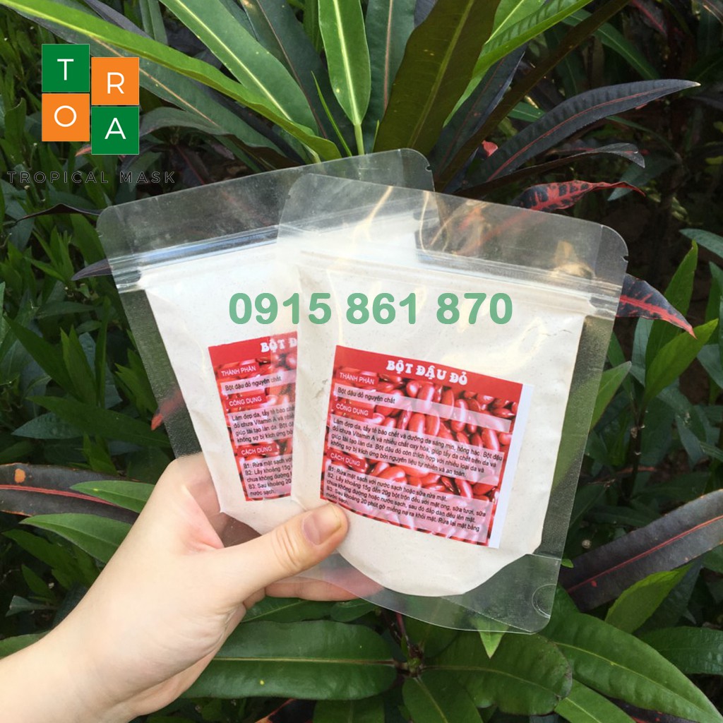 Mặt Nạ Đậu Đỏ Handmade - Tắm Trắng, Mờ Thâm Nám & Dưỡng Da