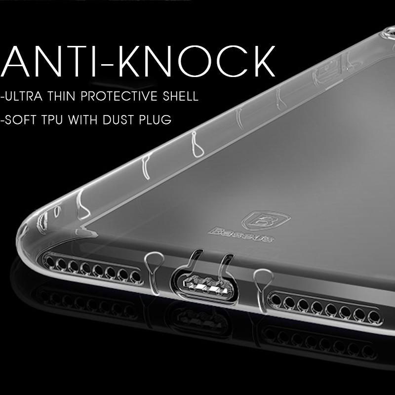 Ốp lưng silicon nhám cho iPhone 7 Plus / iPhone 8 Plus chính hãng Baseus Super Slim Stylish Choice