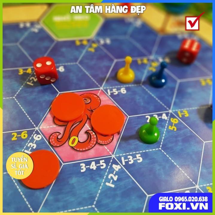 Boardgame-Đi tìm kho báu mini Foxi-Đồ chơi trẻ em thông minh sáng tạo-phát triển IQ cao