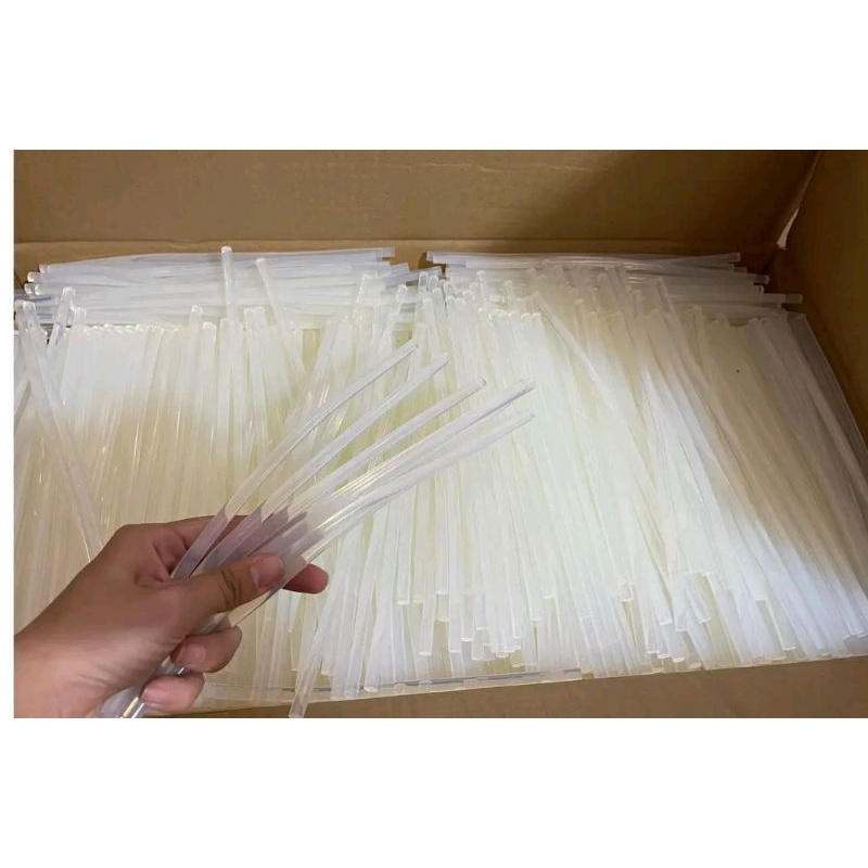 keo nến nhỏ 7mm * 27cm dùng cho súng bắn keo nhỏ 20w, 25w dán đồ vật, thùng hàng, cắm hoa vải, làm thủ27cm