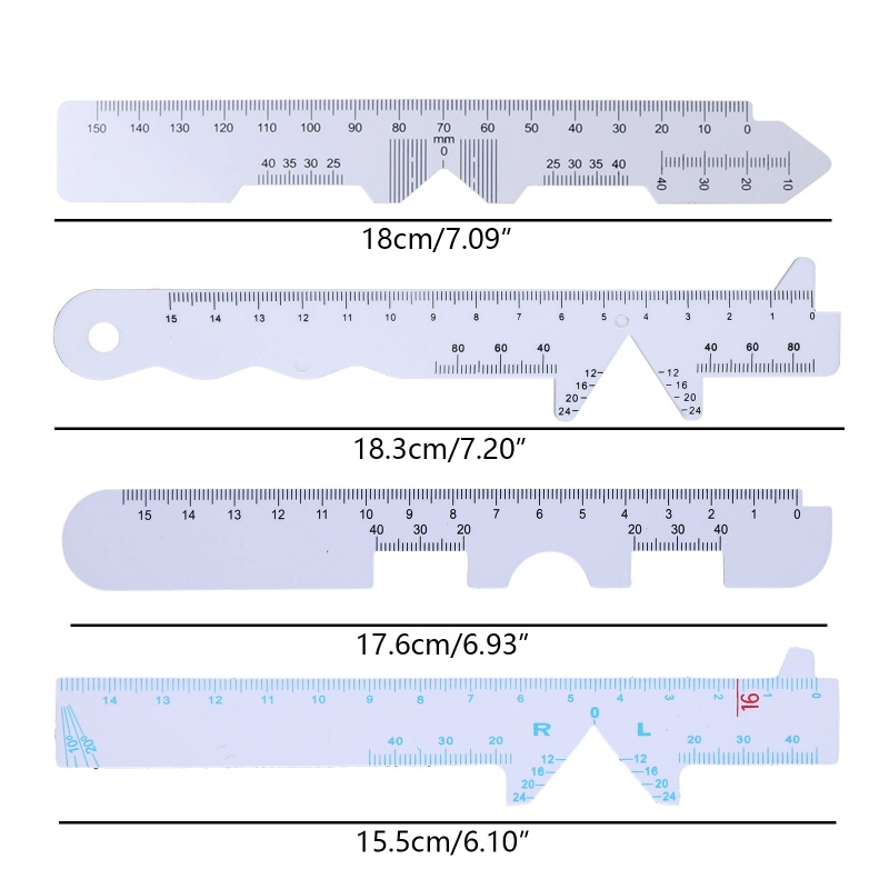 Set 4 Thước Đo Khoảng Cách Chuyên Dụng Chất Lượng Cao