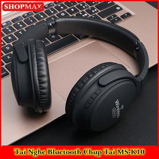 [ KHUNG THÉP SIÊU BỀN ] Tai Nghe On Ear Chụp Tai MS-K10 Bluetooth Chống Ồn Bass Khỏe Đàm Thoại Nghe Nhạc Hay