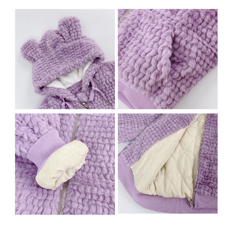 Áo khoác thiết kế thời trang mùa thu đông phong cách Hàn Quốc dành cho bé gái