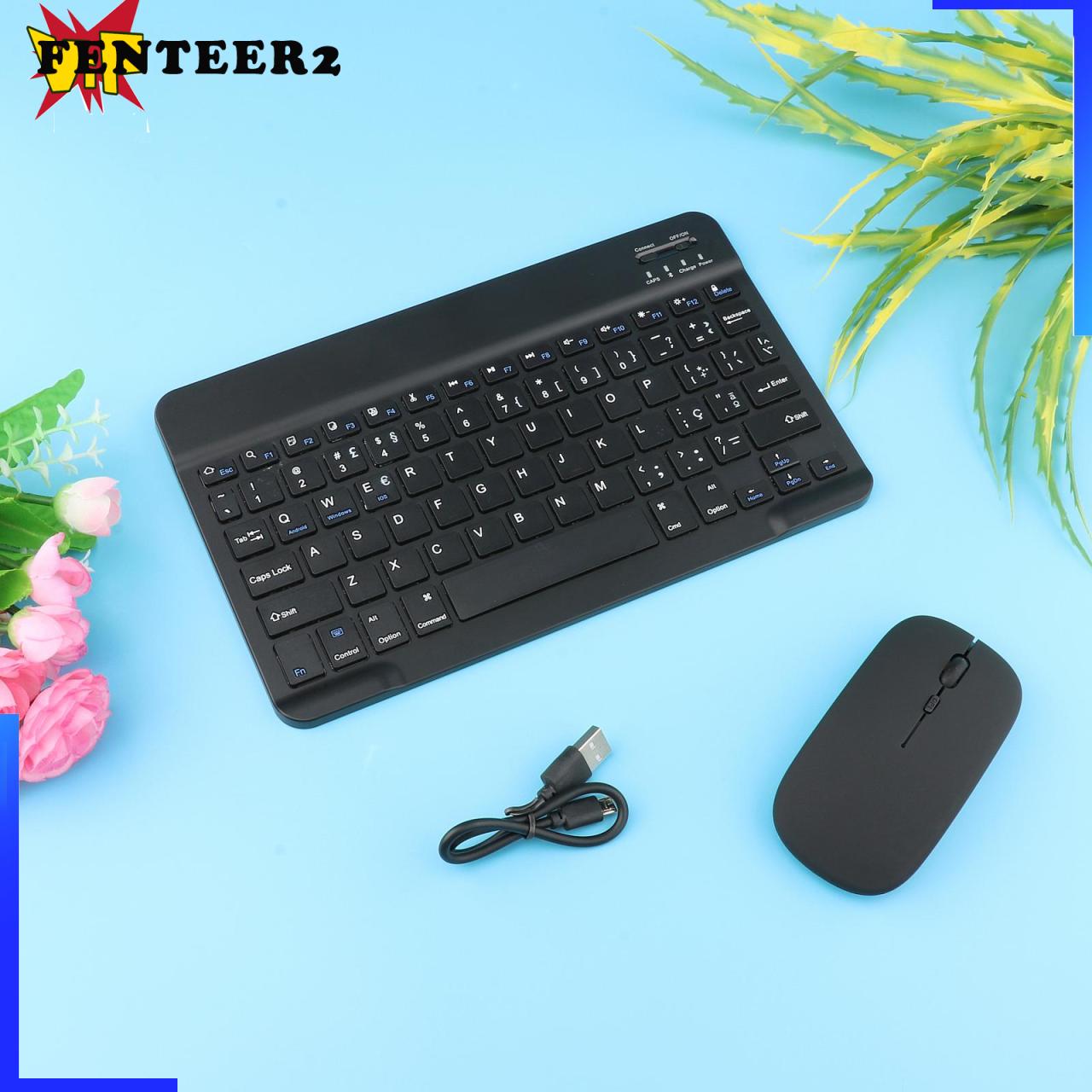 (Fenteer2 3c) Bàn Phím Bluetooth 78 Keys Portugue Cho Laptop