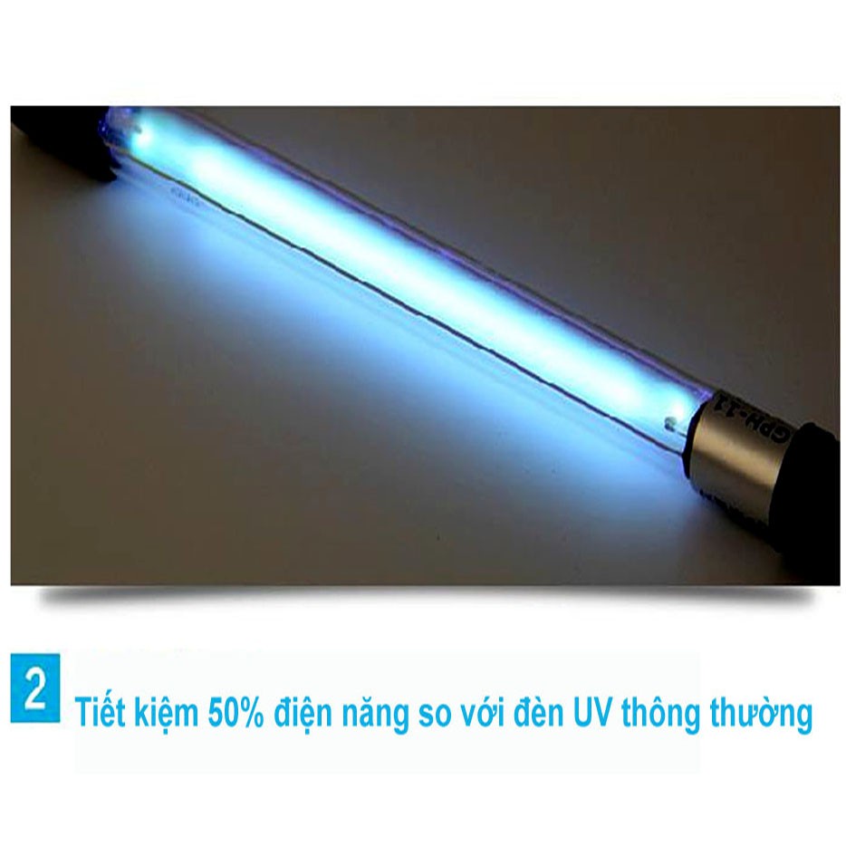 Đèn UV 9W Diệt Tảo Diệt Khuẩn Cho Bể Cá Sterilization King 107 cao cấp