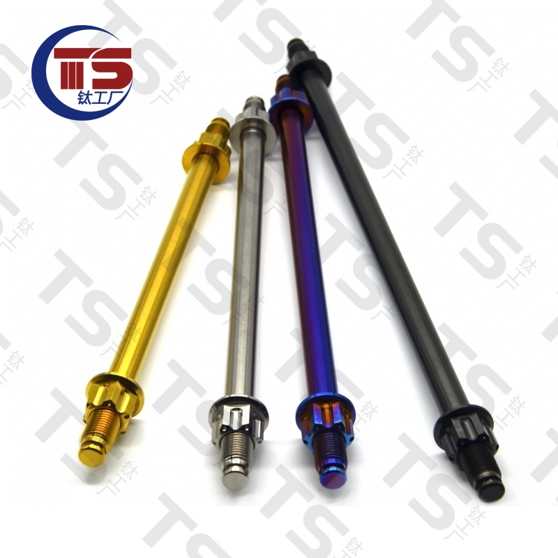 Trục Giữa Chữ L Bằng Hợp Kim Titan Cho Xe Mô Tô M10XP1.25 230 / 280 / 330 / 340 / 37 M12 X1.25 / 230 / 260mm / 280mm / 300mm 1.25m