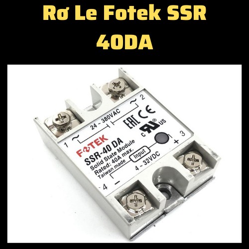 Rơ le fotek ssr,relay, rơ le [Đủ loại] loaij 10 DA, SSR 10DA, fotek