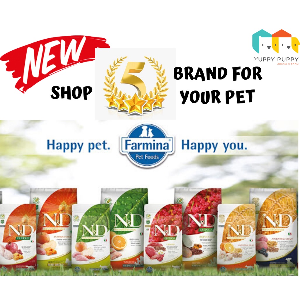 [CODE 5% YUPPY5] Farmina dòng N&amp;D Pumpkin - Grain Free Gà và Lựu cho chó trưởng thành  size lớn 12kg