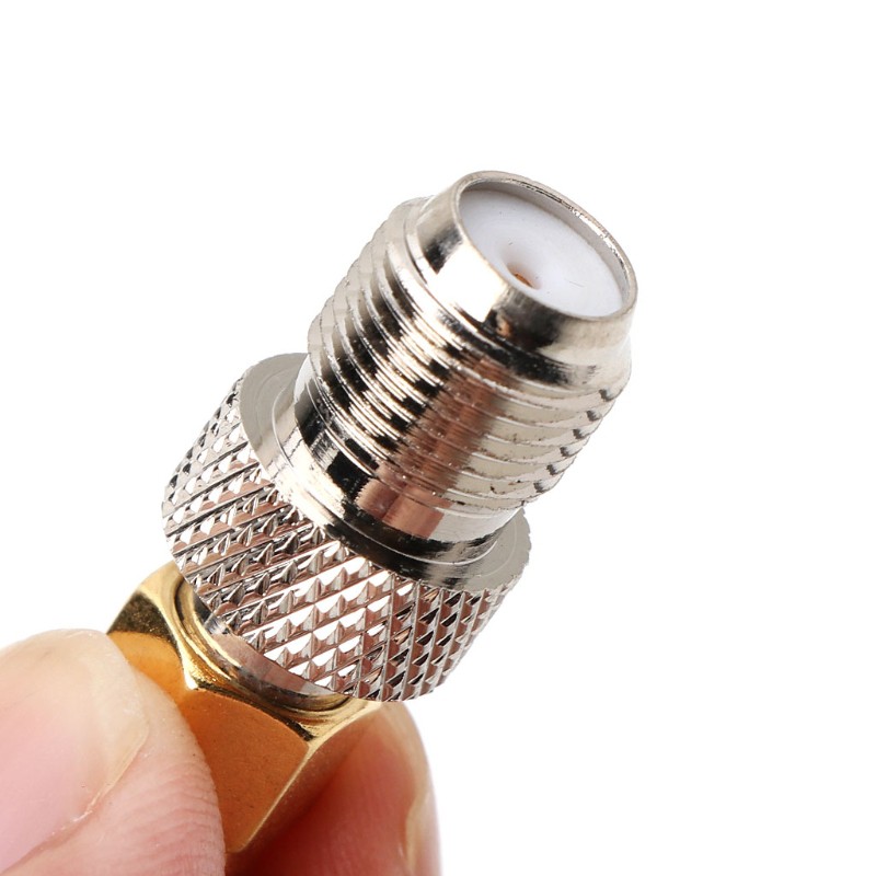 WER F Type Female Jack to SMA Female Socket Straight RF Coax Adapter F to SMA Plug