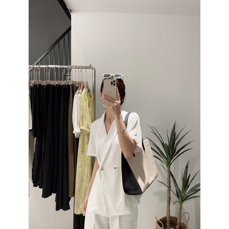 A2-Áo blazer 2 cúc mỏng | BigBuy360 - bigbuy360.vn