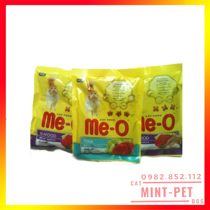 Thức Ăn Hạt Khô Me-O Cho Mèo Lớn Gói Mini 350 gram #MintPet