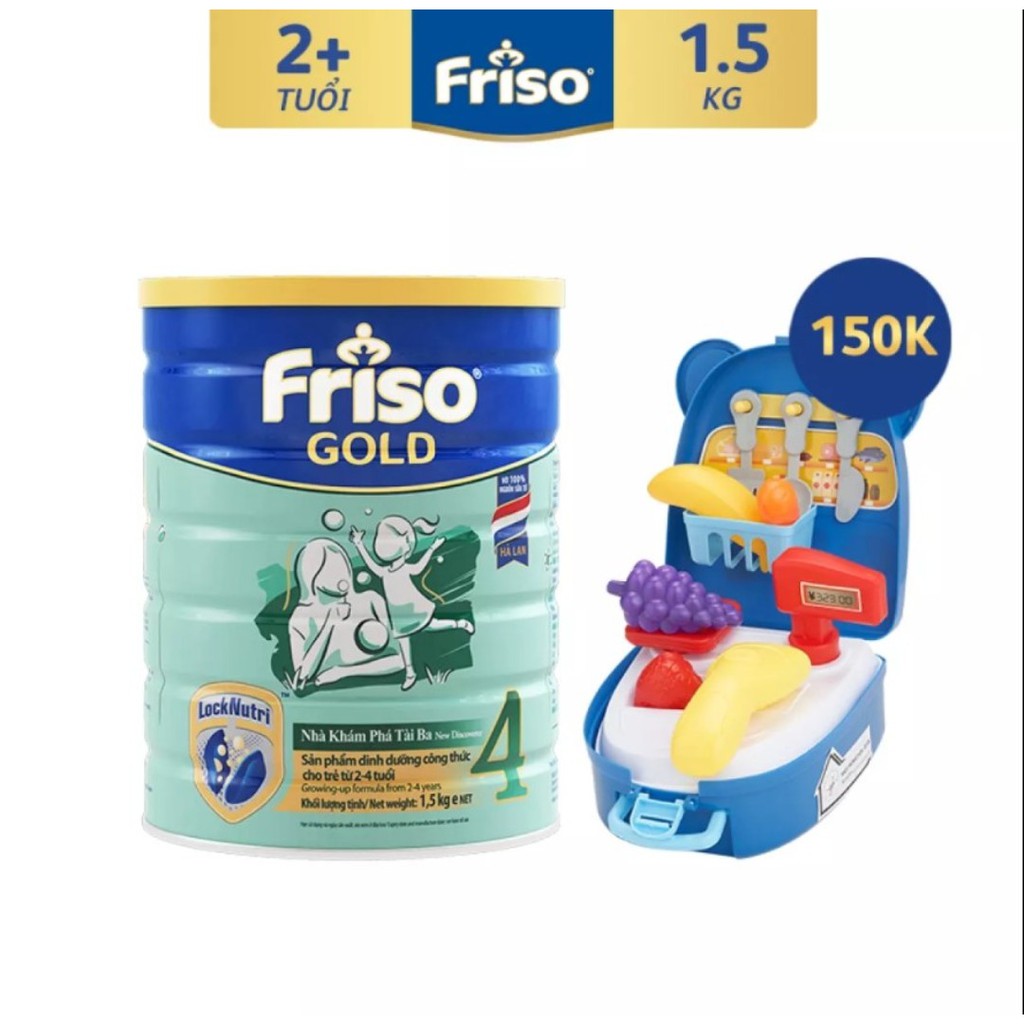 Tặng Quà- Mẫu mới- Sữa Bột FRISO GOLD 4 1400gr