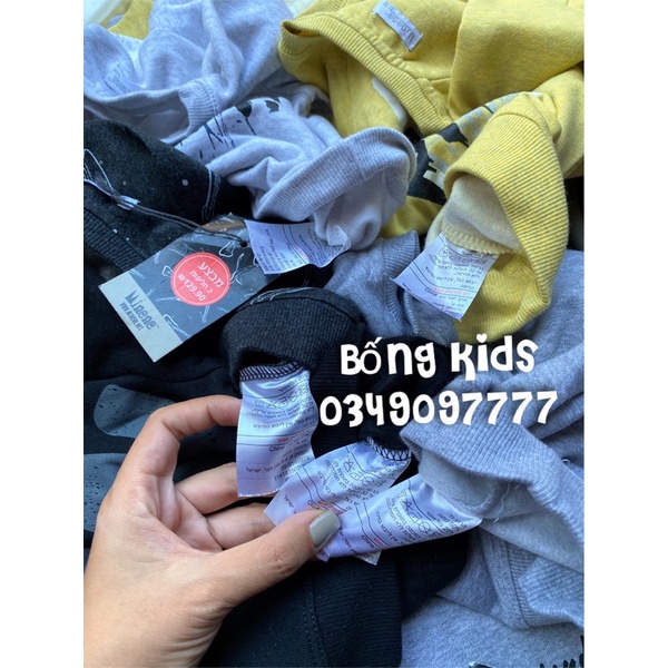 Bộ Nỉ Bé Trai Cotton Mềm Minene(quần giao ngẫu nhiên)