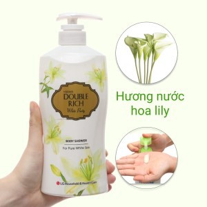 Double Rich - Sữa tắm trắng da hương Hoa Lily 800 gr ( White Purity)