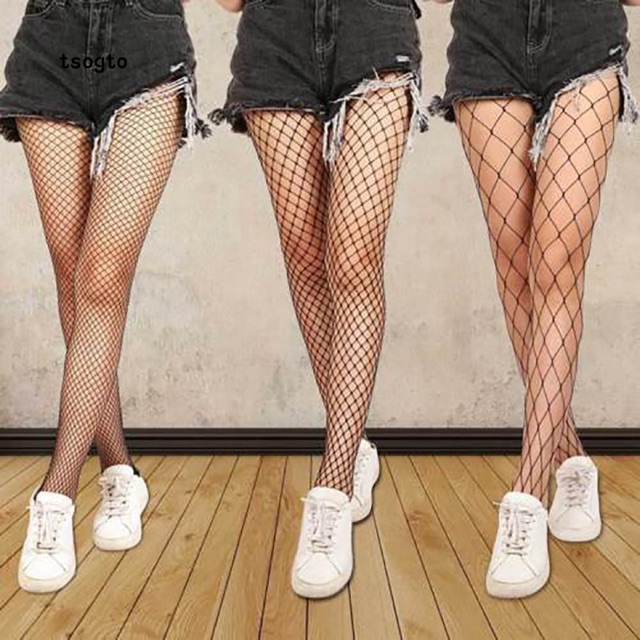 Vớ lưới quần màu đen