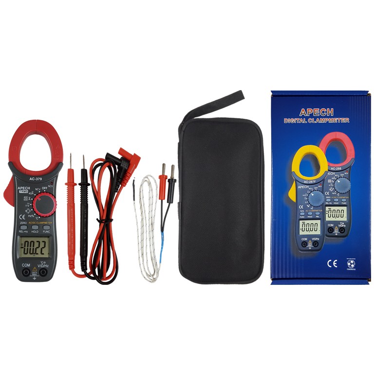 Ampe kìm hiện số điện tử đo AC/DC Apech AC-379 giá rẻ