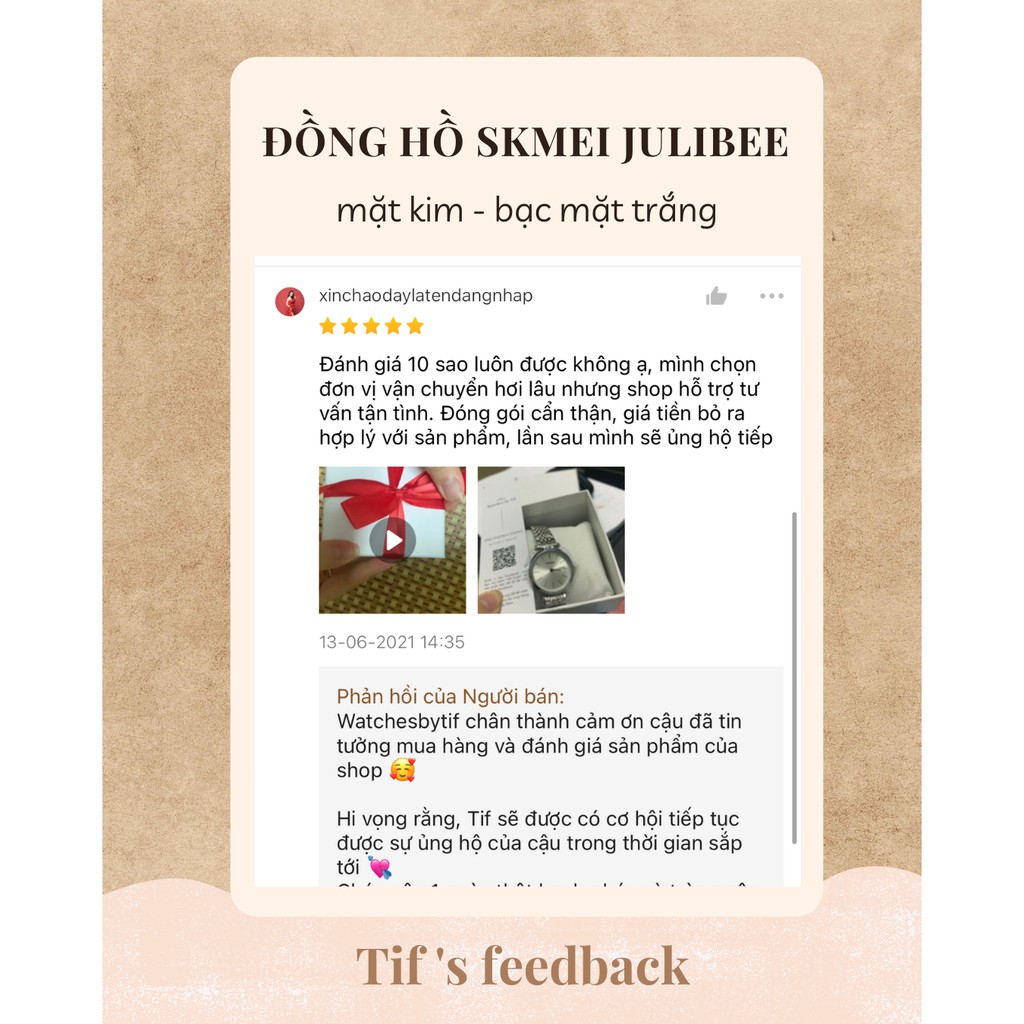 Đồng hồ nữ mặt nhỏ SKMEI JULIBEE bạc đồng hồ chính hãng phong cách Hàn Quốc sang trọng Watchesbytif size 26mm | BigBuy360 - bigbuy360.vn